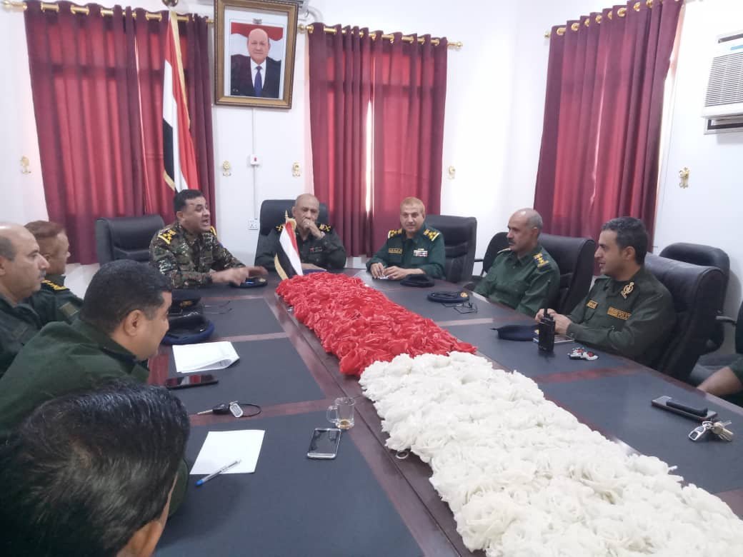 مناقشة سير العمل بمكتب وزارة الداخلية بسيئون Image