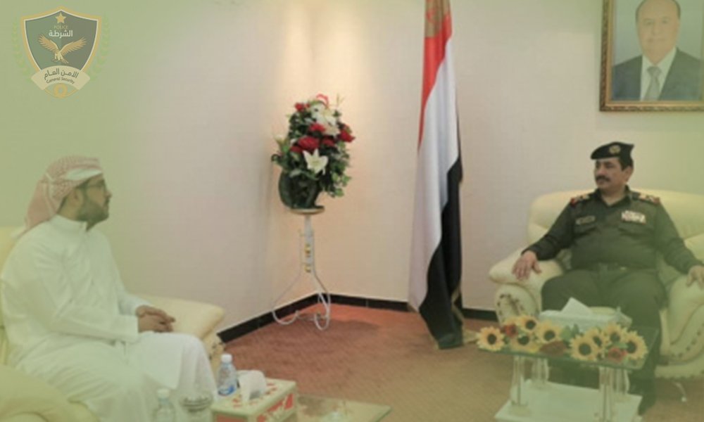 وزير الداخلية يلتقي بقائد تحالف دعم الشرعية بوادي حضرموت Image