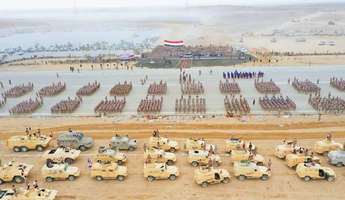 عرضاًعسكرياً مهيباً بمحافظة مأرب احتفاءً بأعياد الثورة اليمنية المجيدة Image