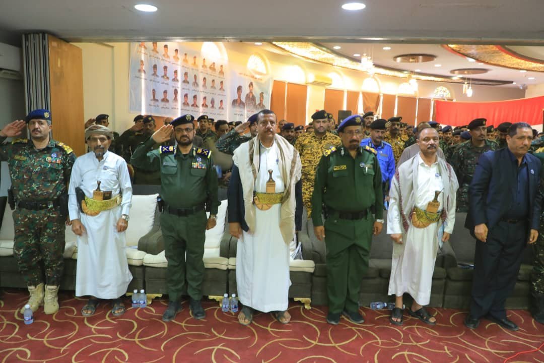 قيادة قوات الأمن الخاصة بمأرب تحيي الذكرى الثانية للشهيد شعلان ورفاقه Image