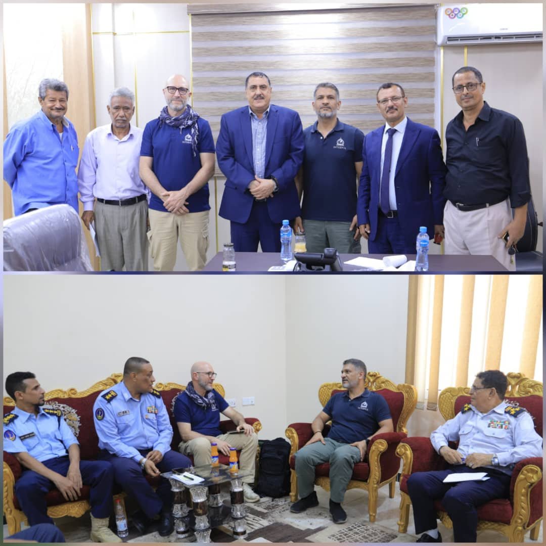 وفد من منظمة الإنتربول الدولي يزور مصلحتي الدفاع المدني وخفر السواحل وإدارة شرطة عدن لبحث تعزيز التعاون المشترك Image