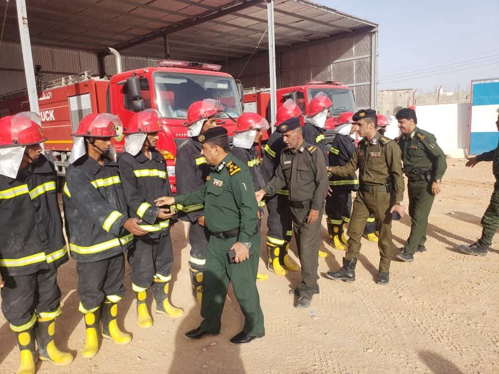 مدير عام شرطة شبوة يزور النقاط الأمنية والمرافق الحيوية لتقديم التهاني بمناسبة العيد Image