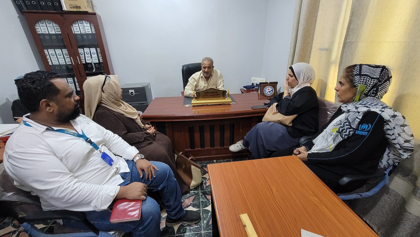 وفد من "اليونيسف" يلتقي قيادة مصلحة الأحوال المدنية ويشيد بمشروع السجل المدني الإلكتروني Image