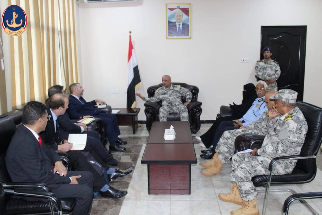 رئيس مصلحة خفر السواحل يبحث تعزيز تعاون الامن البحري مع كبير المستشارين العسكريين البريطانيين Image