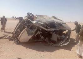 وفاة خمسة أشخاص وإصابة اثنين في حادث انقلاب باص بالعبر  Image