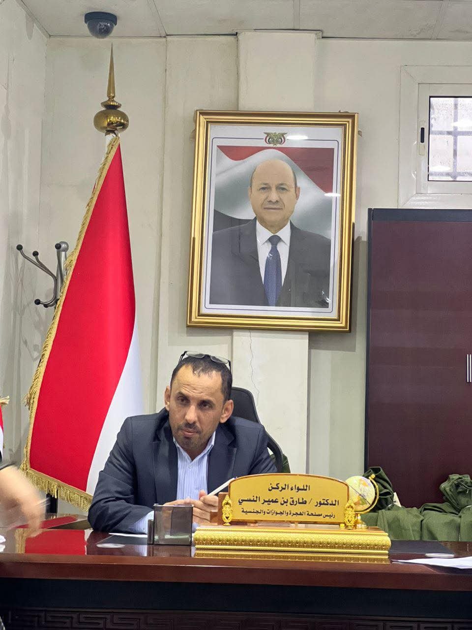 رئيس مصلحة الهجرة والجوازات اللواء النسي يلتقي لجنة الجودة والتقييم ويشدد على تسريع استكمال مهامها Image