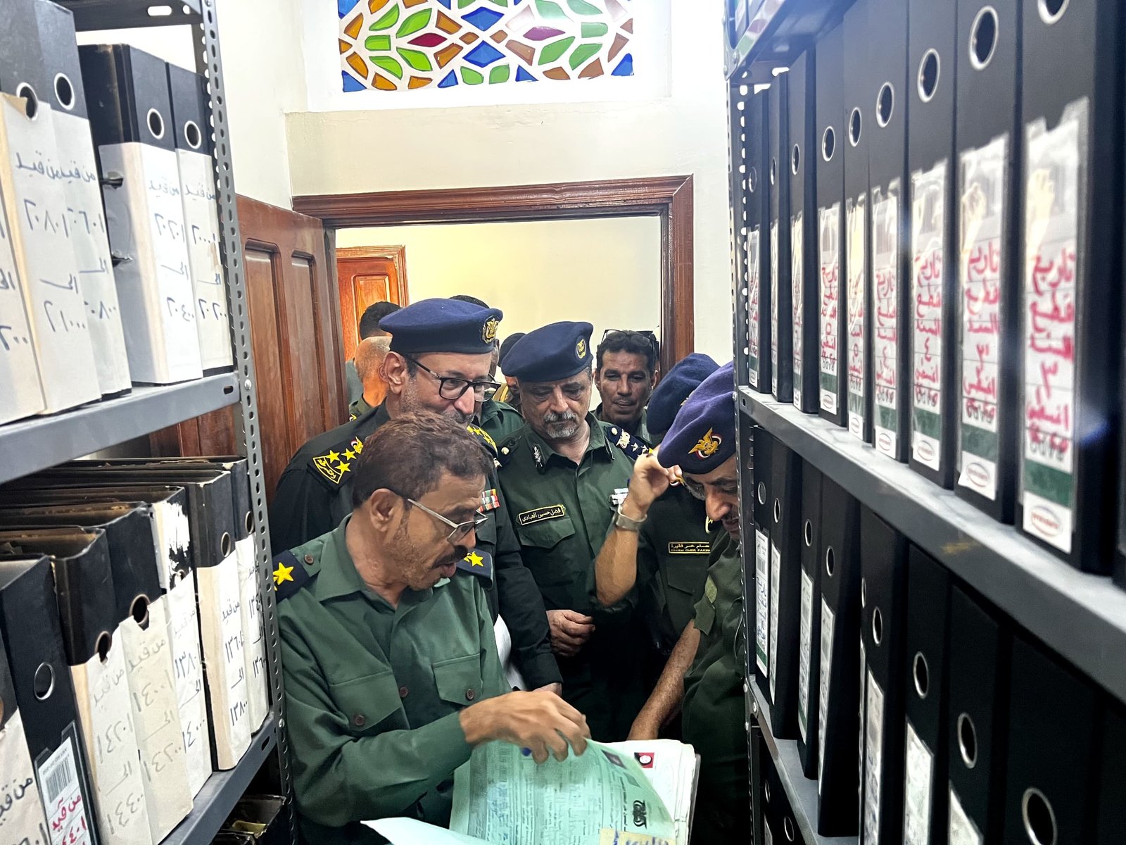 لجنة رقابية من رئاسة مصلحة الأحوال المدنية تتفقد مركز البريقة Image