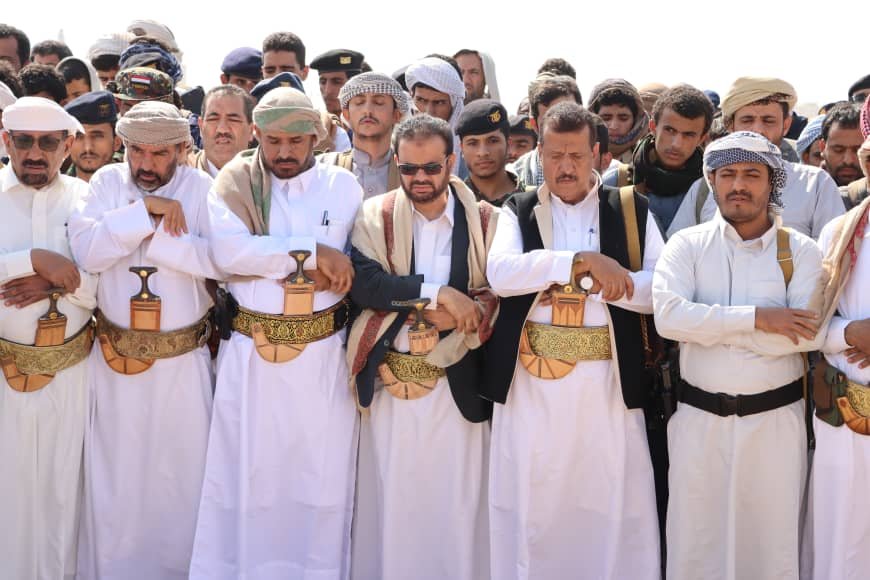 تشييع مهيب لنجل وكيل محافظة مأرب الشهيد مرسل ناصر مبروك رقيب Image